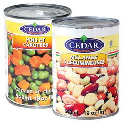 Cedar Canned Vegetables
