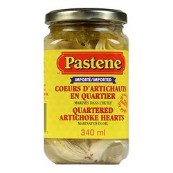 Pastene Quartered Artichoke Hearts (Marinated in Oil)