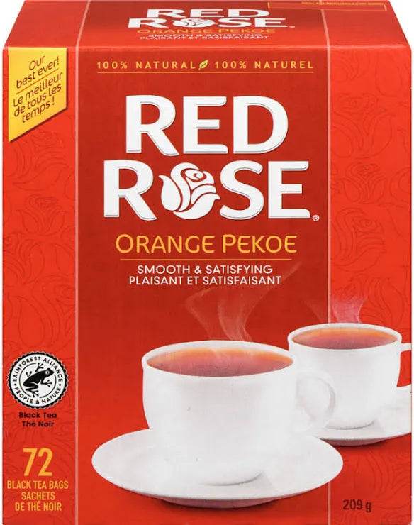 Thé Orange Pekoe décaféiné Red Rose
