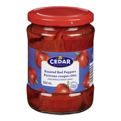 Cedar Roasted Red Peppers