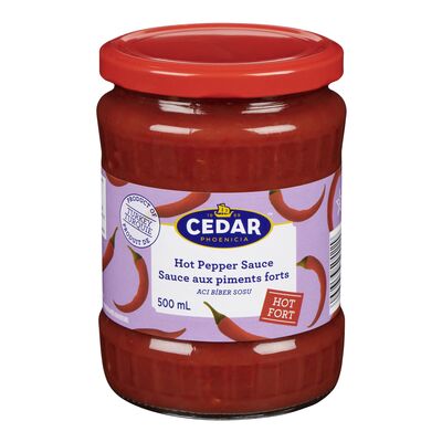 Sauce au piment fort et au cèdre