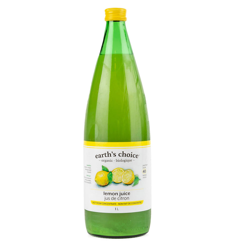 Earth's Choice Organic Lemon Juice