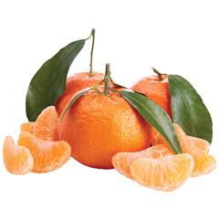 Clementines with Leaves