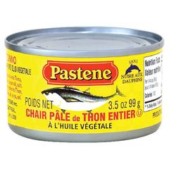 Pastene Solid Light Tuna In Vegetable Oil